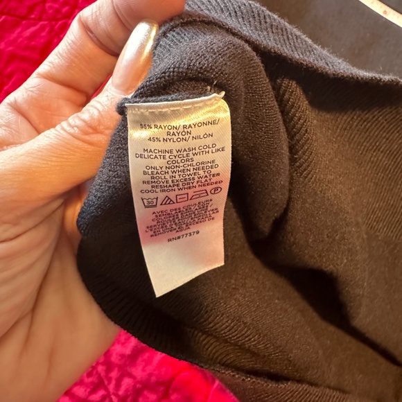 Ann Taylor Factory Black Mock neck Sweater - Picture 8 of 16